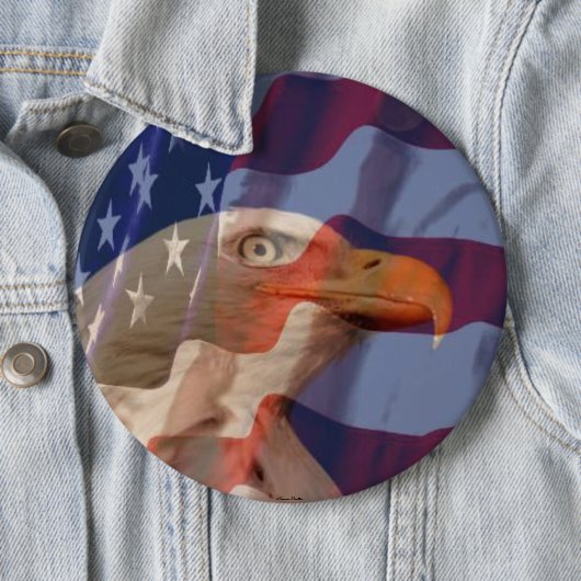 VS-vlag met Button van Bald Eagle (In situ)