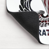 VS-vlag met luchtvleugels en paratroopers Muismat (Hoek)