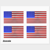 VS VLAG METAAL 2 RECHTHOEKIGE STICKER (Vel)
