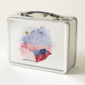 VS-vlag metalen lunchbox (Achterkant)