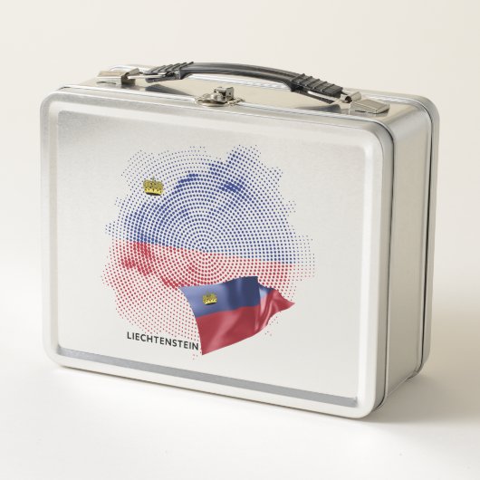 VS-vlag metalen lunchbox (Voorkant)