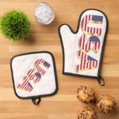 VS Vlag Oven Mitt & Pot Holder Set (Top down)
