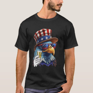 VS vlag Patriottische Eagle Zonnebril 4 juli BE T-shirt