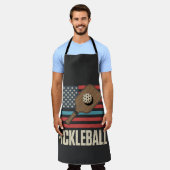 VS Vlag Pickleball Schort (Gedragen)