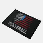 VS-vlag Pickleball Speler Paddleball Liefhebber Deurmat (Schuin)