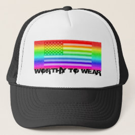 VS-vlag regenboog - goed Draag Trucker Pet