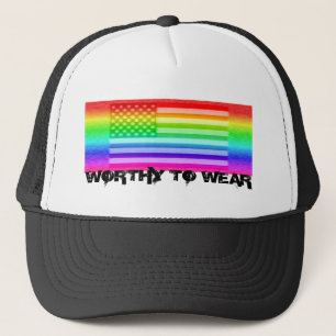 VS-vlag regenboog - goed Draag Trucker Pet
