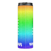 VS-vlag regenboogschild - Draag Thermosbeker (Achterkant)