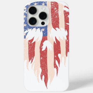 VS-vlag Schedel Baard | Gedecoreerd Patriottisch D iPhone 15 Pro Max Hoesje