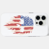 VS-vlag Schedel Baard | Gedecoreerd Patriottisch O Case-Mate iPhone Case (Achterkant (horizontaal))