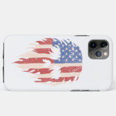 VS-vlag Schedel Baard | Gedesoriëerde Patriottisch Case-Mate iPhone Case (Achterkant (horizontaal))
