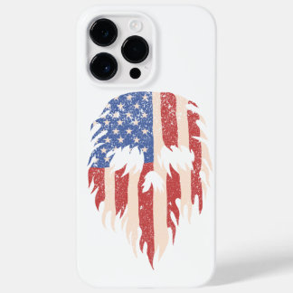 VS-vlag Schedel Baard | Gedistingeerd Patriottisch Case-Mate iPhone 14 Pro Max Hoesje