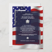 VS-vlag/Silver Oak Leaf: Militaire Pensioenpartij Kaart (Voorkant)