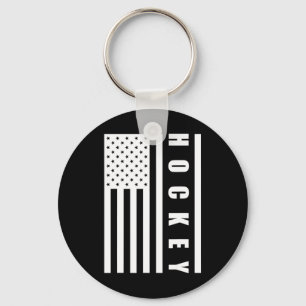 Vs Vlag Sport Keeper Hockey Speler Amerikaanse Tro Sleutelhanger