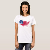 VS-vlag T-Shirt (Voorkant volledig)