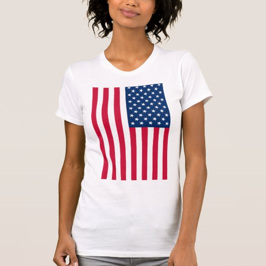VS vlag T-shirt - Patriottisch (Voorkant)