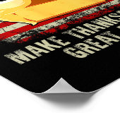  VS vlag Trumpkin Thanksgiving Gr Poster (Hoek)