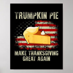 VS vlag Trumpkin Thanksgiving Gr Poster