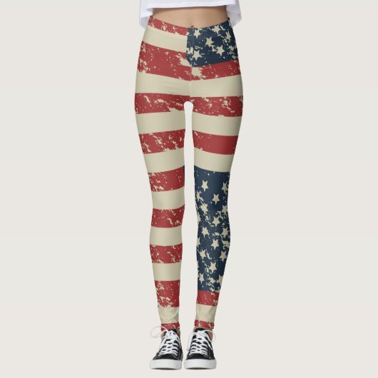 VS Vlag verlaten look Leggings (Voorkant)