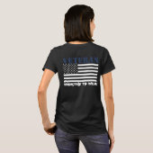 VS - vlag - veteraan NAVY BLUE - Draag T-shirt (Achterkant volledig)