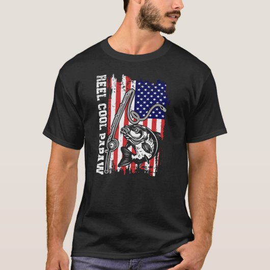 VS vlag visspoel cool papaw T-shirt (Voorkant)