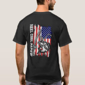 VS vlag visspoel cool papaw T-shirt (Achterkant)