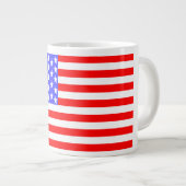 VS-vlag volledig bedrukt Grote Koffiekop (Voorkant rechts)