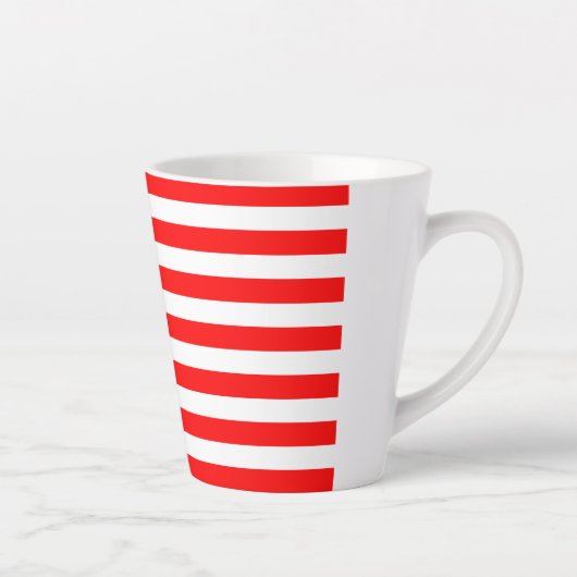 VS-vlag volledig bedrukt klein Latte Mok (Rechts)