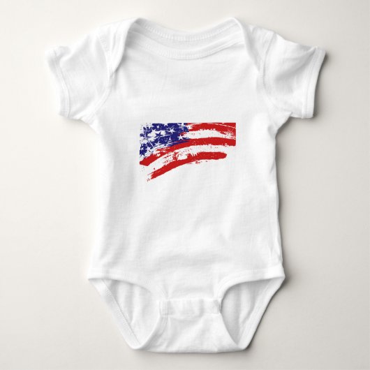 VS-vlag VS/Amerika Romper (Voorkant)