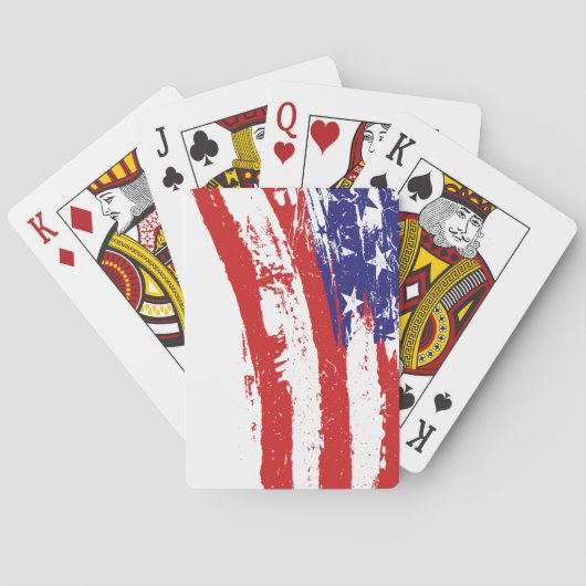 VS-vlag VS/Amerika Speelkaarten (Achterkant)