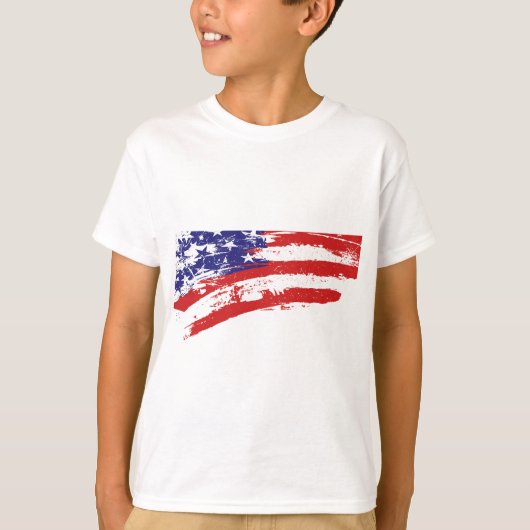 VS-vlag VS/Amerika T-shirt (Voorkant)
