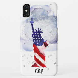 *~* VS Vlag wolken beeld Vrijheid Zilveren sterren Case-Mate iPhone Case