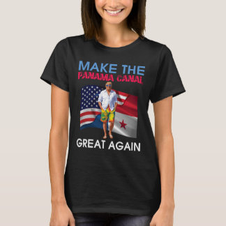 VS-vlaggen Donald Trump maakt het Panamakanaal gew T-shirt