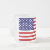 VS Vlaggenmug Matglas Koffiemok (Voorkant links)