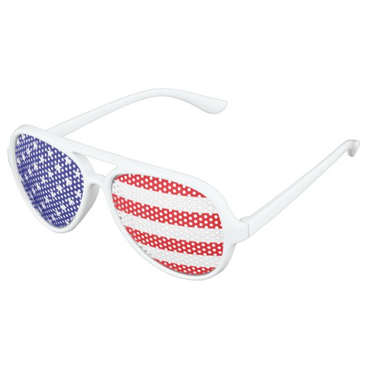VS Vlaggenpartijbril Aviator Zonnebril (Gekanteld)