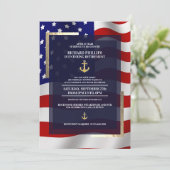 VS-vlaggenstaat/goudankerpartij Kaart (Staand voorkant)