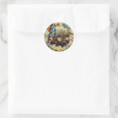 VS-vlagkransparade mars Civil War Ronde Sticker (Tas)