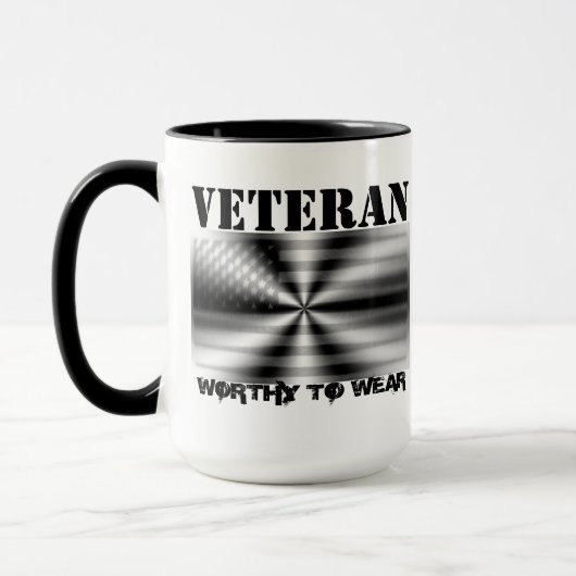 VS - vlagschild - veteraan - Draag Mok (Links)