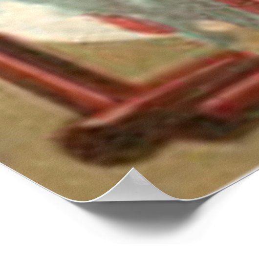 VS-vlagverklaring van onafhankelijkheid 1776 Poster (Hoek)