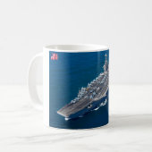 VS Vliegdekschip – CVN-74 Mug Koffiemok (Voorkant links)