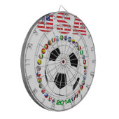 VS-Voetbal 4017 Dartbord (Voorkant Links)