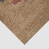 VS vormen Amerikaanse vlag boven Rustisch houtpatr Tissuepapier