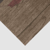 VS vormen Amerikaanse vlag boven Rustisch houtpatr Tissuepapier (Detail)