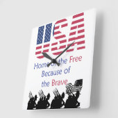 VS - Vrije thuis vanwege de moed Vierkante Klok (Hoek)