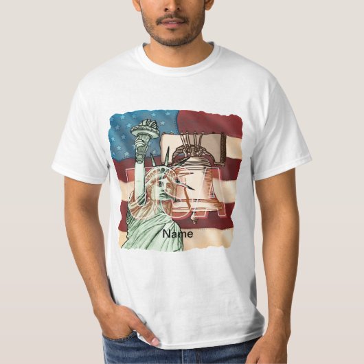 VS Vrijheidsvlag T-shirt (Voorkant)