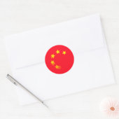 VS vs. CHINA / CHINA Ronde Sticker (Envelop)