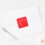 VS vs. CHINA / CHINA Vierkante Sticker (Envelop)