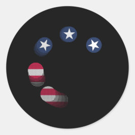 VS vs. CHINA / VS Ronde Sticker