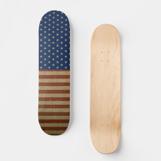 VS - VS - sterren en Stripes Persoonlijk Skateboard (Voorkant)