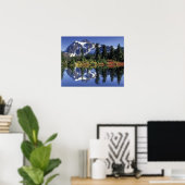 VS, WA, Heather Meadows RA. Mount Shuksan bij Poster (Thuiskantoor)